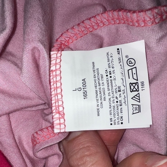 Ombré Hot Pink Strapless Dress - Picture 4 of 5